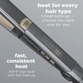 thumbnail image 3 of Infiniti Pro por Conair Professional Tourmaline Plancha de cerámica plana, matt silver/black, 1 Inches, 3 of 5