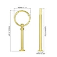 thumbnail image 2 of Unique Bargains 2 Sets Cake Tray Stand Handle Plate Hardware Fitting, 3-Tiers Round Gold, 2 of 5