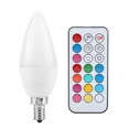 thumbnail image 1 of Bombilla de Luz Tipo Vela LED DE 3W DE COLOR DE ILUMINACO AJUSTABLE CON CONTROL ROTOTO AHORRO DE ENERGIA PARA PASILLO, BAÑO, VESTÍBULO, BAR, 1 of 7