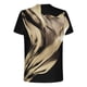 thumbnail image 5 of Camisetas de Manga Larga para Hombres Imprimir Fallow Cuello Redondo Camiseta, Moda Casual Manga Corta Mezcla de Algodón/Lino, 5 of 9