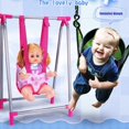 thumbnail image 4 of Doll Stroller Toy  Baby Doll Accessories  Baby Doll Nursery Stroller Dining Chair Rocking Chair Swing for Dolls  Foldable & Lightweight Kids Baby Stroller Toy（Not include doll）, 4 of 15