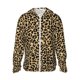 thumbnail image 1 of Balery Leopard Print Sudadera ligera de manga larga con capucha y protección solar UPF 50+ para hombre y mujer, ideal para pesca y running-Small, 1 of 7