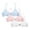 Blue, variant on 3 Pack Lace Bras for Women Fashion Comfortable Smooth Finish Semi Sheer Bralettes Cute Bra