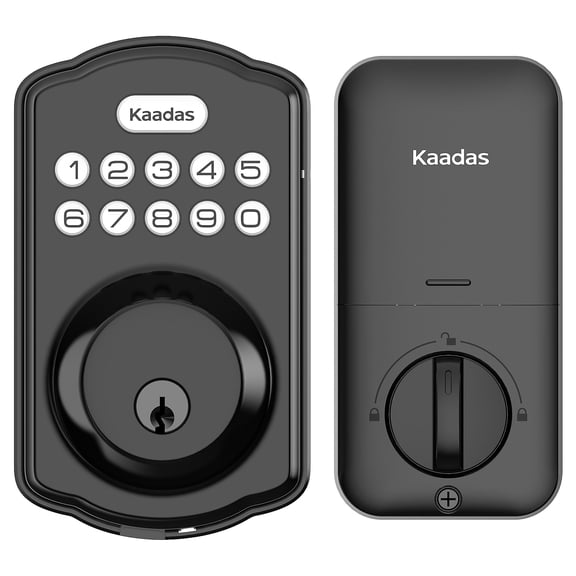 Open Box KAADAS CLASSIC DEADBOLT KEYPAD LOCK KEYPAD - OIL RUBBED BRONZE