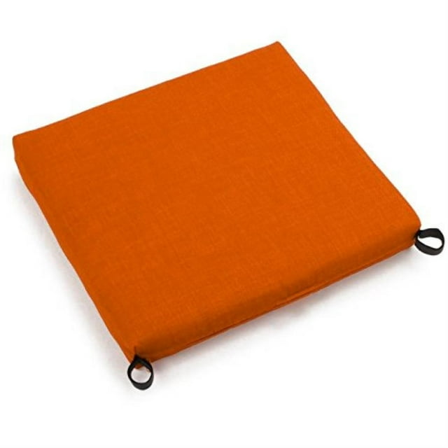 Coussin de Chaise en Polyester Filé 20 Po X 19 Po - Tangerine Dream
