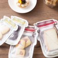 thumbnail image 2 of Reusable Silicone Vacuum Food Fresh Bags Self Sealed Fresh Bag Wraps Fridge Food Storage Containers, 2 of 5