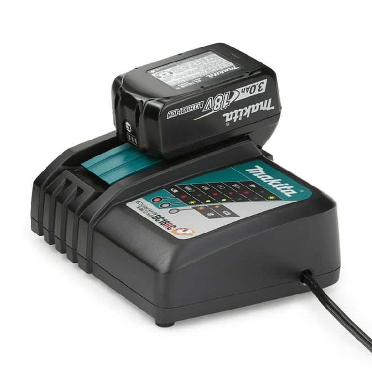 Makita 18V LXT Lithium Hammer Driver Cordless Drill 5 Piece Combo Power Tool Kit with Charger and 2 Batteries Walmart