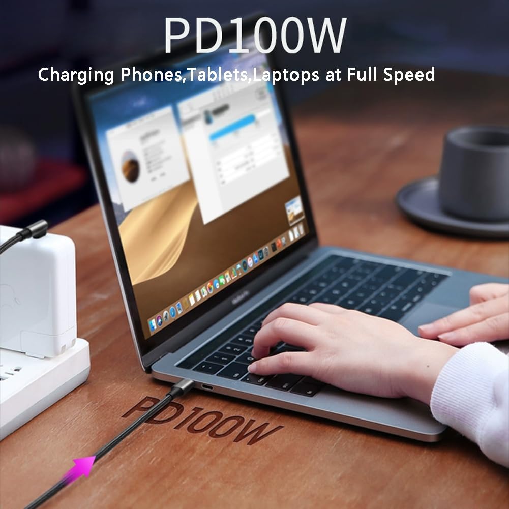 Multi Charging Cable, 4ft 2Pack Multi Phone Charger Cable Braided Universal 3 in 1 Charging Cord Extra Long Multiple USB Cable with USB C, Micro USB Port Connectors for Cell Phones and More