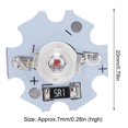 thumbnail image 2 of 25Pcs 5V LED Chips 200LM 3W High Power LED Lamp Beads for DIY Lighting FixturesRed Light 620‑625NM, 2 of 4