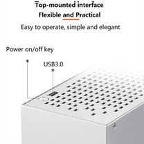 A07 Mini ITX Computer Case Chassis HTPC Host USB3.0 Enclosure Personal Desktop Box Silver