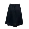 thumbnail image 4 of Falda George para Mujer Larga de Lino con Botones y Bolsas Laterales Negro Talla M, 4 of 4