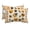 Orange, Brown, Black, Beige, variant on Red Ladybugs Outdoor Pillows for Chaise Lounge Chair Waterproof Lumbar Pillows with Insert&Adjustable Elastic Strap Beach Headrest Pillow Modern Love Heart Checkered Plaid Pool Pillow 11"x16"