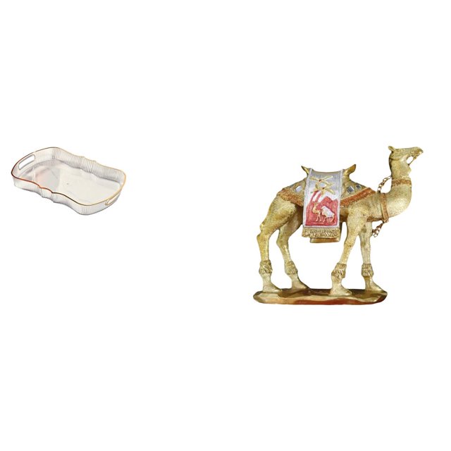 Bandeja de almacenamiento,Bandeja rectangular para servir,bandeja para postres y frutas de cocina,Figura de escritorio,Figura de camello,decoración moderna,regalo de inauguración de la