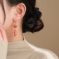 thumbnail image 1 of Pendientes de borla de petardo de linterna pendientes festivos largos rojos pendientes femeninos de regalo de año nuevo simples, pendientes de borla de petardo de goteo rojo ShuxiuWang 8390614717824, 1 of 1