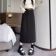 thumbnail image 4 of Falda larga ajustada a la cadera con abertura lateral y cintura alta para mujer de GreysuitSkirt Otoño/Invierno 2024, 4 of 5