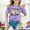 Z3-Light Purple, variant on Girls 5t Shirts Happy Easter Short Sleeve T-Shirt Fashion Easter Printed Children's Shirts,Black,4-5 Years