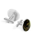thumbnail image 3 of Saint Patrick's Day Elegant Men's Cufflinks for Formal Attire, Crafted in Stainless Steel for Sophisticated Look, for Business Meetings and Special Occasions, 3 of 6
