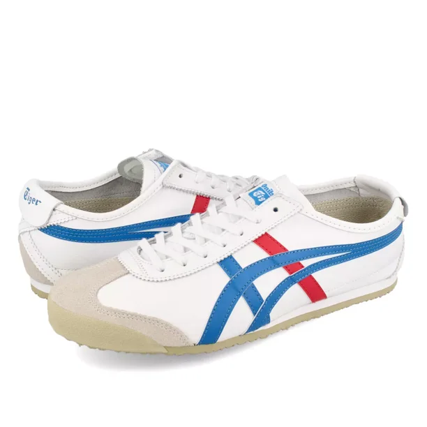 Onitsuka Tiger MEXICO 66 1183C102 WHITE/BLUE/RED Brand New UNISEX from Japan