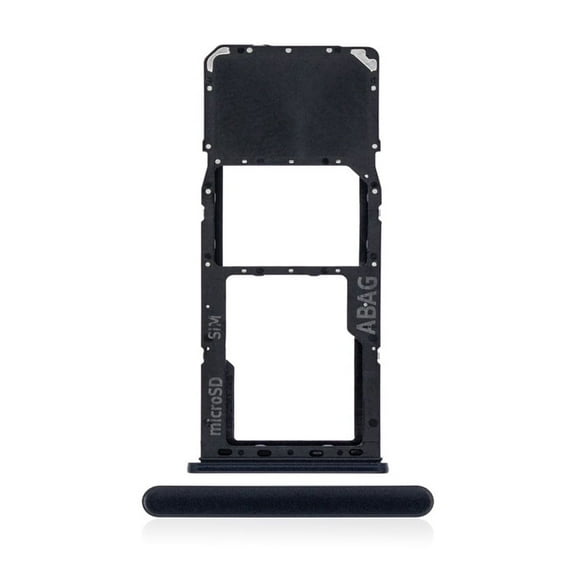 Replacement Sim Card   Micro SD Card Tray For Samsung Galaxy A21s (2020) - Black