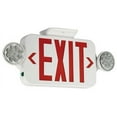 thumbnail image 2 of Compass Led Combination Exit/Emergency Light, Red Letters, White, Damp Location Listed, Remote Capacity, 2 of 2