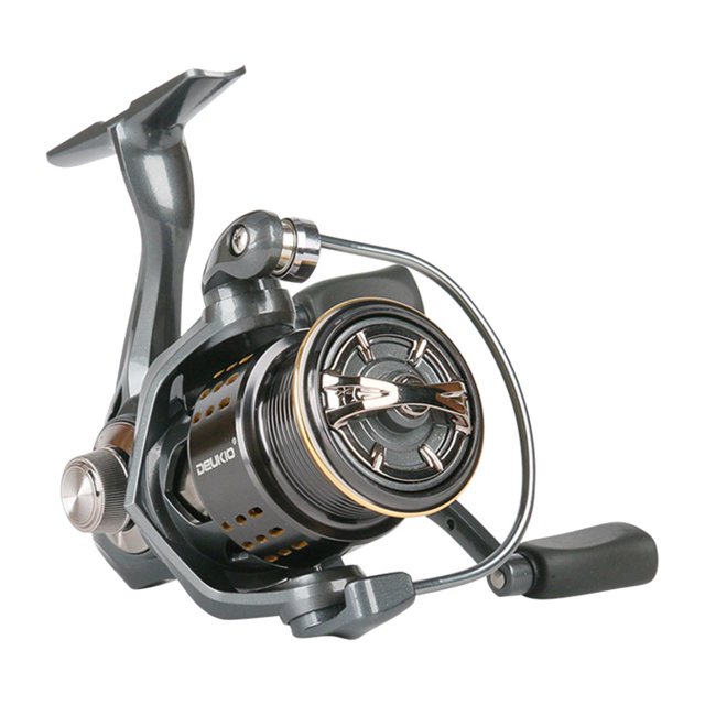 Carretes Baitcasting de 5,2: 1 4 + 1 Rodamientos de Bolas Sistema de Frenos Carretes de Fundición Carrete Baitcaster para Agua DA2000S Sunnimix Carrete de pesca