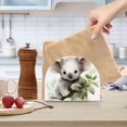 thumbnail image 6 of Koala Leaves Grey Napkin Holder for Table Clear Napkin Stand Paper Holder Acrylic Organizer Dispenser Napkins for Dinner Kitchen Restaurant Room, 6 of 8