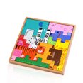 thumbnail image 1 of Bloques de construcción de animales de madera Color brillante Juguete Forma de vacaciones Juguetes a juego Juguetes preescolares para niños Suministros educativos Inevent FN001830-00B, 1 of 7