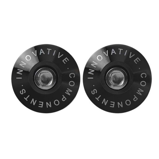 2 tapones para extremos de manillar de motocicleta CNC, tapas para manillar, tapones para extremos de agarre aptos para 530 500 R3 Negro