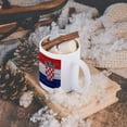 thumbnail image 5 of 3dRose, National flag of Croatia painted onto a brick wall Croatian, 15oz Mug, 5 of 7