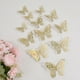 thumbnail image 2 of 12 pegatinas de pared de mariposas huecas para decoración festiva de Navidad para el hogar, pegatinas de mariposas 3D, 2 of 6