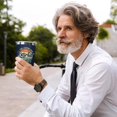 thumbnail image 6 of Retirement Gifts for Men - Funny Retired Gifts for Men, Husband, Dad, Coworker, Boss, Friends - 2025 Happy Retirement Gag Gift, Cool Party Ideas Decoration - 20oz Navy Tumbler Cup With Gift Box, 6 of 6