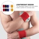 thumbnail image 2 of 10 unids Prácticas Muñequeras Protectores deportivos Muñecas de muñeca transpirables Mangas de pulsera, 2 of 6