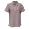 thumbnail image 7 of vigerkar Womens Polo Shirts Short Sleeve Quick Dry Collared Shirts Business Casual Work Tops Athletic Tennis Golf Shirt (Grey, L), 7 of 7