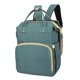 thumbnail image 1 of Bolsa de pañales portátil plegable cuna multifuncional de momia bolsas de cambio de pañales productos de bebé bolsa de almacenamiento para - Verde, Los 32x19x41cm Sunnimix cuna de viaje portátil, 1 of 8