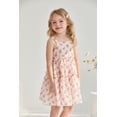 thumbnail image 3 of 4T Baby Girls Dress 5T Girls Sleeveless Dress Flower Print Toddler Girls Summer Floral Dress Suspender Dress Pink, 3 of 11