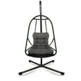 thumbnail image 4 of Swing Egg Chair Stand Cushion C Type Bracket Cup Holder, 4 of 15