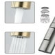 thumbnail image 4 of Grifos de cocina sofisticados con rociador de doble función, cartucho de cerámica de primera calidad para un rendimiento confiable, fácil instalación para entusiastas del bricolaje (oro cepillado), 4 of 5