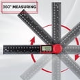 thumbnail image 5 of Flintronic Digital Angle Finder 7/200mm Digital Inclinometer Protractor Protractor Angle Ruler with LCD Display Angle Measure Tool for Woodworking Construction Repairing, 5 of 5