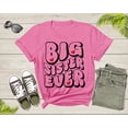 thumbnail image 4 of Funny Retro Big Sister Gift Present For Girl Teenager Women T-Shirt Big Sister Lover Graphic Design T Shirt for Girls Teens Tshirt, 4 of 7