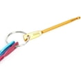 thumbnail image 4 of 2 Set 6 Pieces Mini Keychain Aluminum Crochet Hooks Sweater Knitting Needles Tool（3mm&4mm&5mm）, 4 of 5