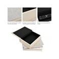thumbnail image 5 of Decorative Book Storage Boxes Set Of 3 – Faux PU Leather & Velvet Book Boxes With Gold Foil Stamping, Wooden Hidden Storage Cases For Remote Controls, Jewelry, Keys – Coffee Table & Bookshelf Décor, 5 of 9