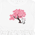 thumbnail image 4 of Inktastic Japanese Cherry Tree Kitty Cat Girls Toddler Dress, 4 of 5