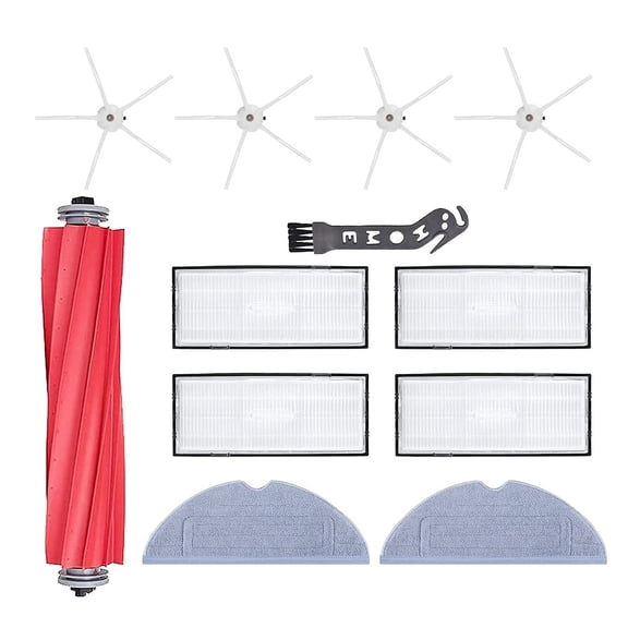 Hepa Filter Mop Cloth Main Brush Side Brush For Xiaomi Roborock S7