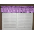 thumbnail image 2 of pintuck taffeta window valance 52 wide lavender, 2 of 3