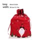 thumbnail image 4 of Toystoory Saco con cordón de Navidad, bolsa de regalo de encaje, tamaño grande, regalo para niños, fiesta, boda, arreglo de Navidad, suministros de Kits de decoración para fiestas Rojo Toystoory HA069915-02, 4 of 6