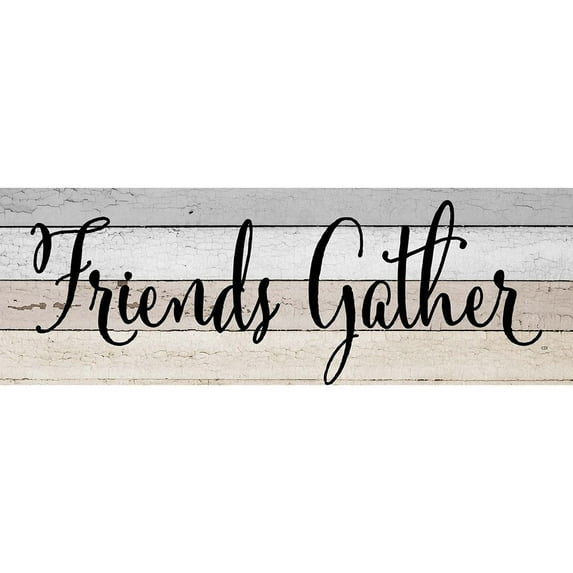 Custom Decor Signature Sign - Friends Gather