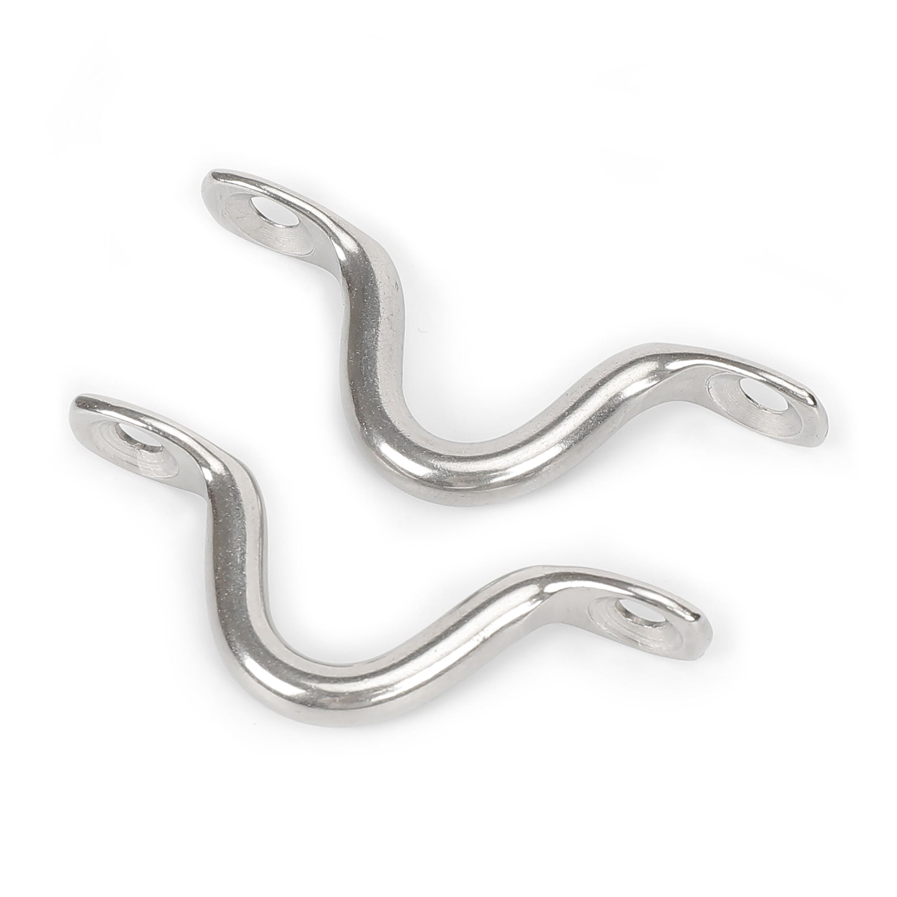 (4 pack) Ozark Trail 2-inch Stainless Steel Eye Straps for Marine, 2-Pack