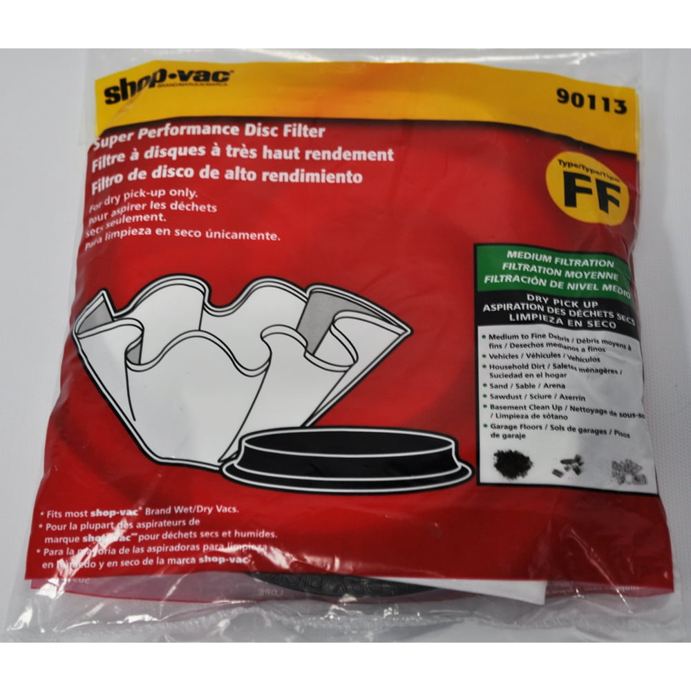 ShopVac 90113 Genuine Super Performance Reusable Dry Filter Walmart