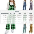 thumbnail image 3 of NAISIBABY Girls Fleece Jumpsuits, Adjustable Buttons Strap Soft Loose Bib Pockets Fall Winter Warm Casual Overalls Blue 14T, 3 of 8