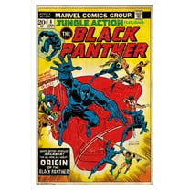 Marvel Comics - Black Panther - Jungle Action Cover Wall Poster, 14.725" x 22.375", Framed